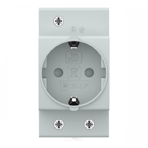 Розетка РДЕ-47 16А (под евро вилку с заземлением) PROxima EKF RDE4716 RDE4716
