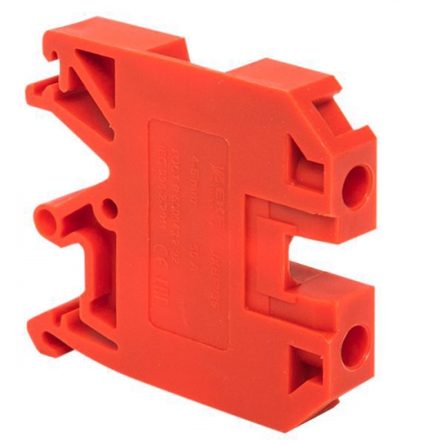 Колодка клеммная JXB-2.5/35 (25а) крас. EKF plc-jxb-2.5/35r plc-jxb-2.5/35r