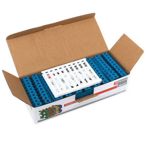 Колодка клеммная JXB-6/35 (50а) син. EKF plc-jxb-6/35b plc-jxb-6/35b