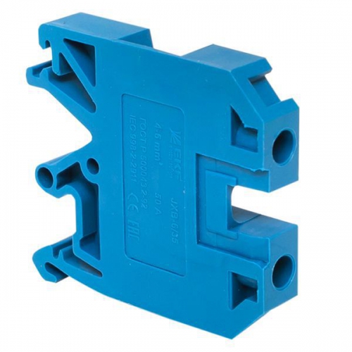 Колодка клеммная JXB-6/35 (50а) син. EKF plc-jxb-6/35b plc-jxb-6/35b