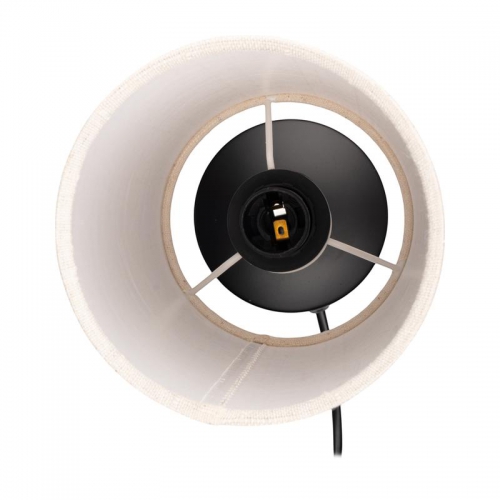 Светильник настольный JH3-01-iv E14 IP20 110х110х310мм метал.; ткань; PVC-пластик беж. JazzWay 5062351 5062351