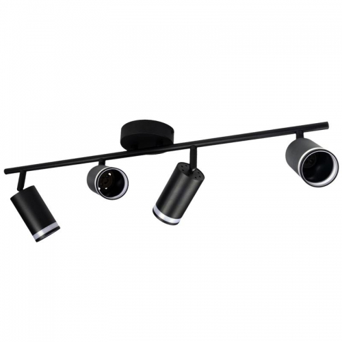 Светильник PCL-0104 4xGU10 IP20 230В BL настен./потолочн. декор. под лампу JazzWay 5066465 5066465