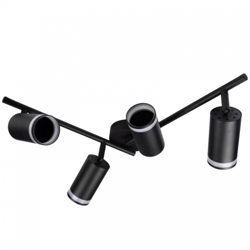 Светильник PCL-0204 4xGU10 IP20 230В BL настен./потолочн. декор. под лампу JazzWay 5066502 5066502