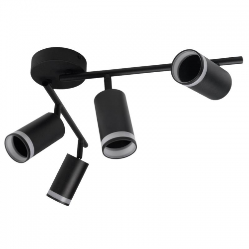 Светильник PCL-0204 4xGU10 IP20 230В BL настен./потолочн. декор. под лампу JazzWay 5066502 5066502