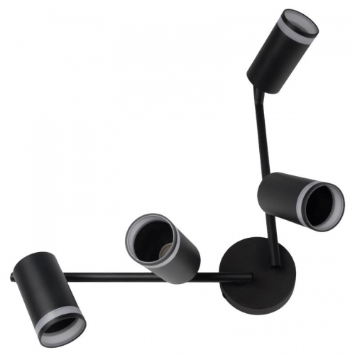 Светильник PCL-0204 4xGU10 IP20 230В BL настен./потолочн. декор. под лампу JazzWay 5066502 5066502