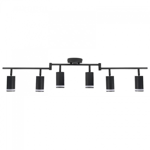 Светильник PCL-0306 6xGU10 IP20 230В BL настен./потолочн. декор. под лампу JazzWay 5066601 5066601
