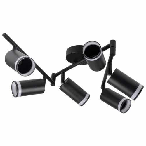 Светильник PCL-0306 6xGU10 IP20 230В BL настен./потолочн. декор. под лампу JazzWay 5066601 5066601