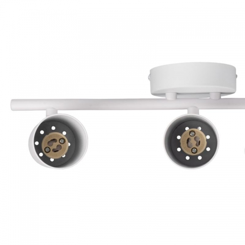 Светильник PCL-0403 3xGU10 IP20 230В WH настен./потолочн. декор. под лампу JazzWay 5066663 5066663