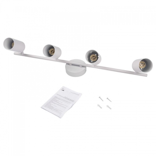 Светильник PCL-0404 4xGU10 IP20 230В WH настен./потолочн. декор. под лампу JazzWay 5066700 5066700