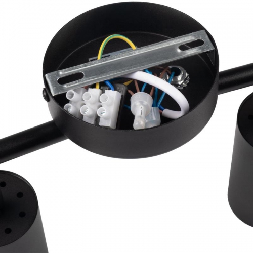 Светильник PCL-0504 4xGU10 IP20 230В BL настен./потолочн. декор. под лампу JazzWay 5066724 5066724