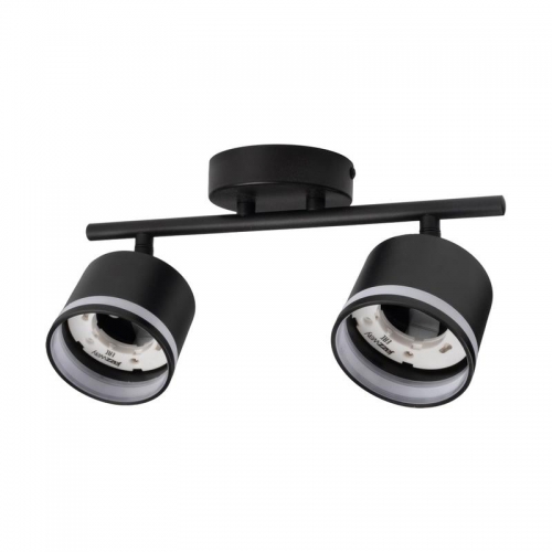 Светильник PCL-0702 max 20Вт (каждая лампа) 2xGX53 IP20 230В BL настен./потолочн. декор. под лампу JazzWay 5066809 5066809