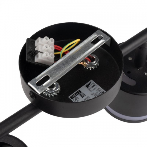 Светильник PCL-0702 max 20Вт (каждая лампа) 2xGX53 IP20 230В BL настен./потолочн. декор. под лампу JazzWay 5066809 5066809