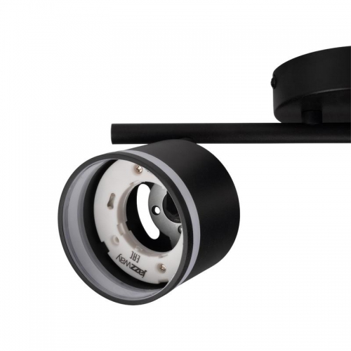 Светильник PCL-0702 max 20Вт (каждая лампа) 2xGX53 IP20 230В BL настен./потолочн. декор. под лампу JazzWay 5066809 5066809