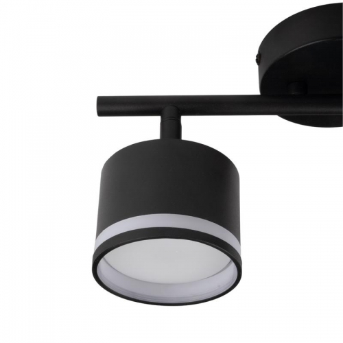 Светильник PCL-0702 max 20Вт (каждая лампа) 2xGX53 IP20 230В BL настен./потолочн. декор. под лампу JazzWay 5066809 5066809