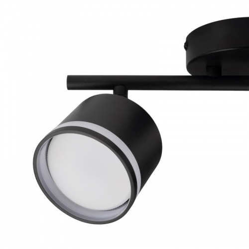 Светильник PCL-0702 max 20Вт (каждая лампа) 2xGX53 IP20 230В BL настен./потолочн. декор. под лампу JazzWay 5066809 5066809