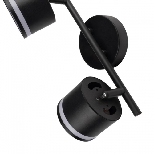 Светильник PCL-0702 max 20Вт (каждая лампа) 2xGX53 IP20 230В BL настен./потолочн. декор. под лампу JazzWay 5066809 5066809