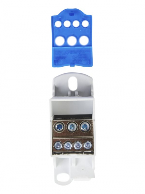 Блок распределительный на DIN-рейку РБД-80А ИЭК RBD-80 RBD-80