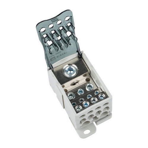 Блок распределительный КРОСС крепеж на панель и DIN КБР-400А EKF plc-kbr400 plc-kbr400