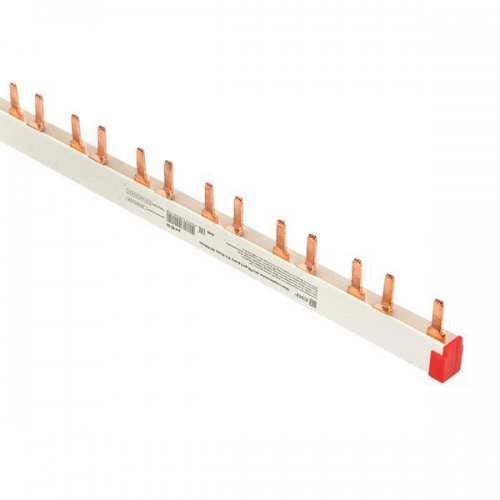 Шина соединительная PIN 2ф 63А мед. изол. 54мод (дл.1м) EKF pin-02-63 pin-02-63