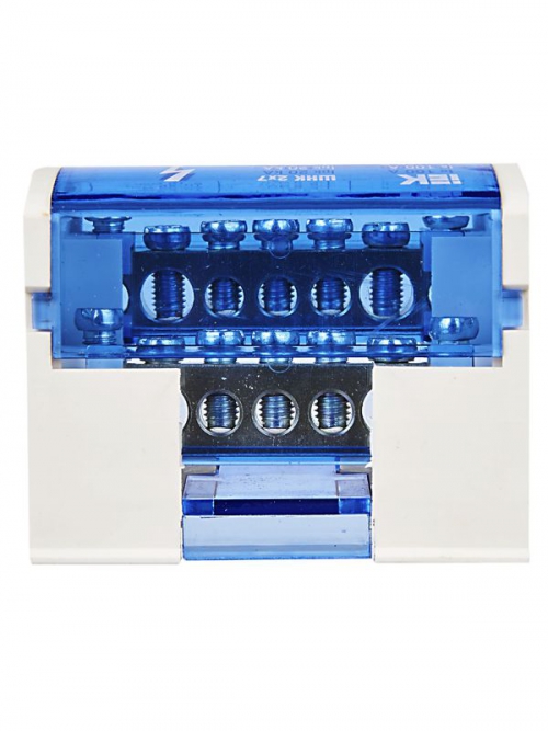 Шина на DIN-рейку в корпусе (кросс-модуль) ШНК 2х7 L+PEN IEK YND10-2-07-100 YND10-2-07-100