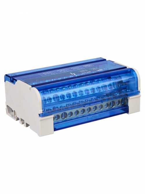 Шина на DIN-рейку в корпусе (кросс-модуль) ШНК 4х15 3L+PEN IEK YND10-4-15-125 YND10-4-15-125