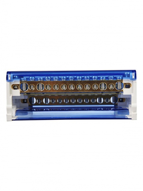 Шина на DIN-рейку в корпусе (кросс-модуль) ШНК 4х15 3L+PEN IEK YND10-4-15-125 YND10-4-15-125