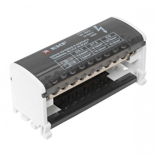 Шина нулевая в корпусе 2х11 EKF sn0-2x11 sn0-2x11