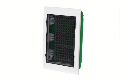 Корпус встраиваемый City9 Box IT 3 ряда 36мод. 2 розетки с прозр. дверцей SE EZ9E312S2FIT EZ9E312S2FIT