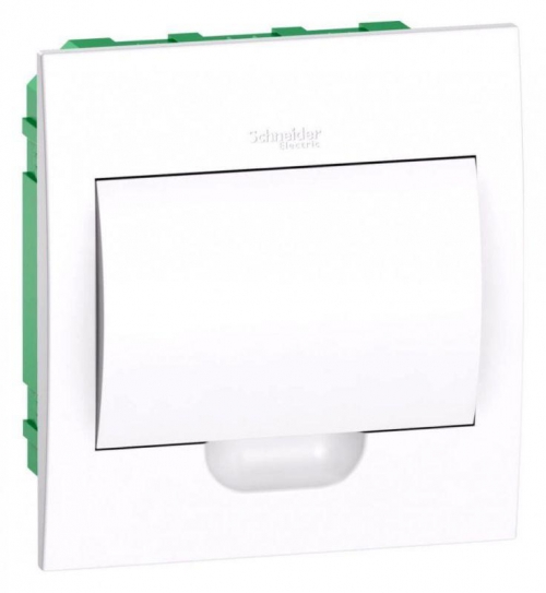 Бокс встраиваемый СП City9 Box 1 ряд 8мод IP40 IK07 63А 2 клеммы с бел. дверцей SE EZ9E108P2FRU EZ9E108P2FRU