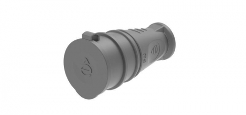 Розетка 1-м MultiSet 16А 250В IP44 с заземл. каучук черн. SE MST4002BK MST4002BK