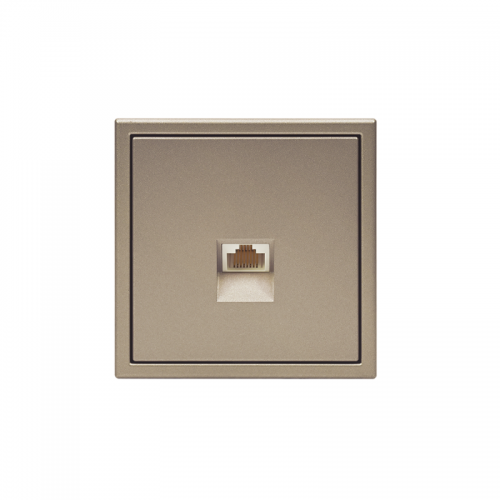 Розетка компьютерная ArtGallery RJ45 кат.5E механизм шампань SE GAL000583 GAL000583