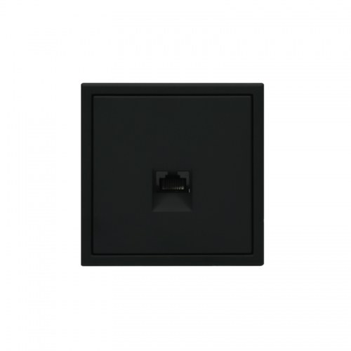 Розетка компьютерная ArtGallery RJ45 кат.5E механизм карбон SE GAL001083 GAL001083