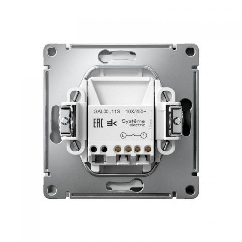 Выключатель 1-кл. ArtGallery 10AX быстрозажим. клем. механизм бел. SE GAL000111S GAL000111S