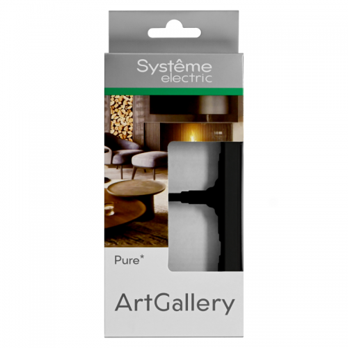 Рамка 2-м ArtGallery Pure матов. органич. стекло черн. SE GAL331002 GAL331002