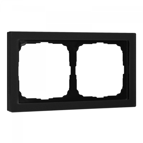 Рамка 2-м ArtGallery Pure матов. органич. стекло черн. SE GAL331002 GAL331002