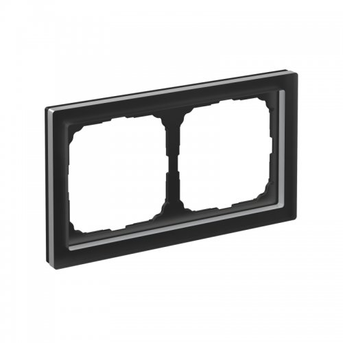 Рамка 2-м ArtGallery Pure матов. органич. стекло черн. SE GAL331002 GAL331002