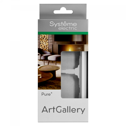 Рамка 2-м ArtGallery Pure органич. стекло бел. SE GAL320102 GAL320102