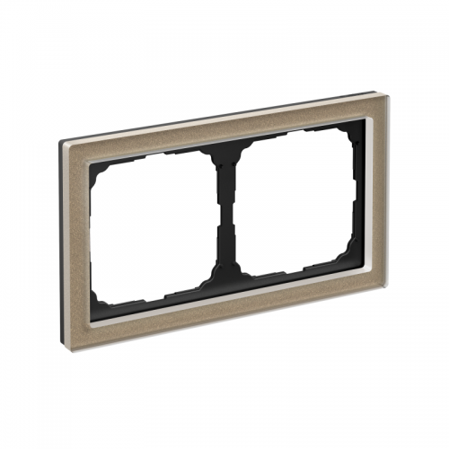 Рамка 2-м ArtGallery Pure органич. стекло шампань SE GAL320502 GAL320502