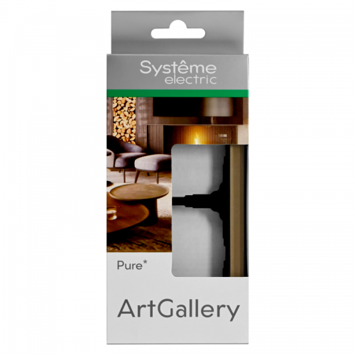 Рамка 2-м ArtGallery Pure органич. стекло шампань SE GAL320502 GAL320502