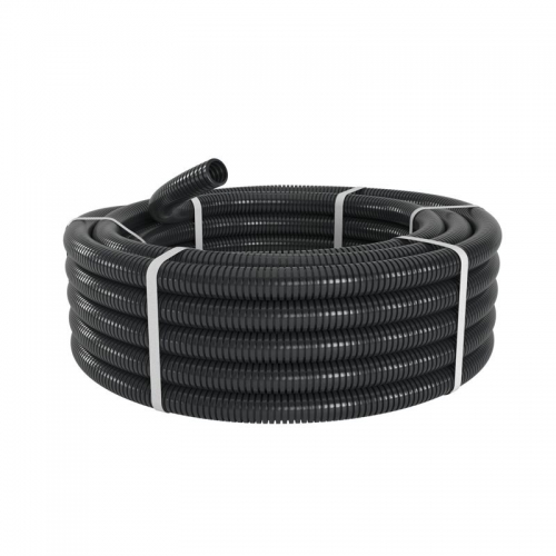 Труба гофрированная ПА d17мм ПВ-2 dвнутр. 16.8мм dнар. 21.2мм без протяж. черн. (уп.50м) DKC PA601721F2 PA601721F2