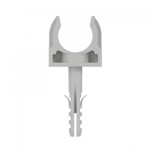 Держатель для труб (клипса) d16мм с защелкой и дюбелем (уп.5шт) DKC 51316R5 51316R5