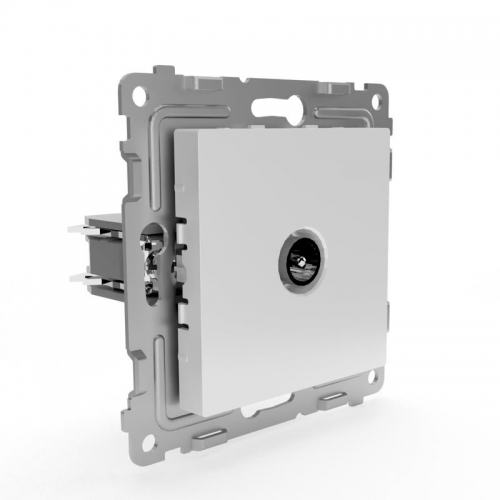 Розетка TV проходная СП Pixel 4DB механизм бел. TOKOV ELECTRIC TKE-PX-A1P-C01 TKE-PX-A1P-C01