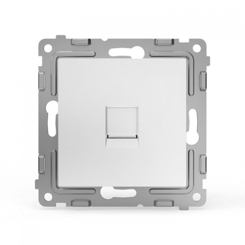 Розетка компьютерная 1-м СП Pixel RJ45 кат.5E механизм бел. TOKOV ELECTRIC TKE-PX-RC1-C01 TKE-PX-RC1-C01