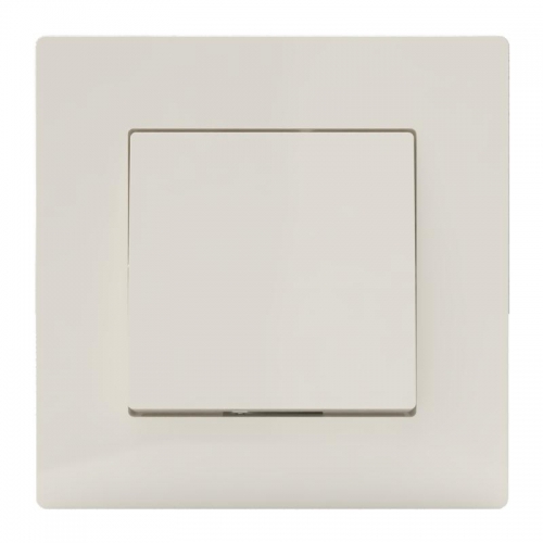 Выключатель 1-кл. СП Pixel 10А IP20 в сборе беж. TOKOV ELECTRIC TKE-PX-V1F-C02 TKE-PX-V1F-C02