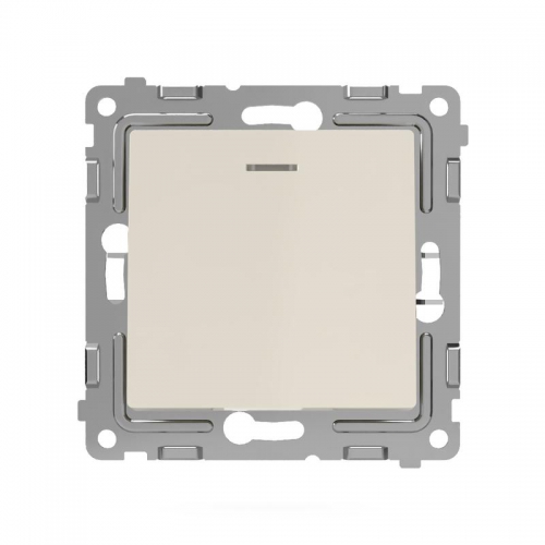 Выключатель 1-кл. СП Pixel 10А IP20 с индикатором механизм беж. TOKOV ELECTRIC TKE-PX-V1I-C02 TKE-PX-V1I-C02