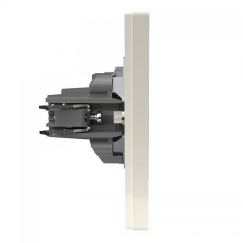 Розетка 1-м СП Pixel 16А IP20 без заземл. в сборе беж. TOKOV ELECTRIC TKE-PX-R1F-C02 TKE-PX-R1F-C02