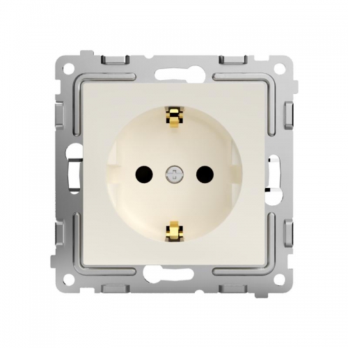 Розетка 1-м СП Pixel 16А IP20 с заземл. защ. шторки механизм беж. TOKOV ELECTRIC TKE-PX-R1ZSF-C02 TKE-PX-R1ZSF-C02