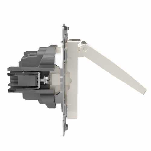 Розетка 1-м СП Pixel 16А IP20 с заземл. защ. шторки с крышкой механизм беж. TOKOV ELECTRIC TKE-PX-R1ZSW1-C02 TKE-PX-R1ZSW1-C02