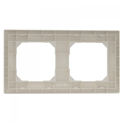 Рамка 2-м Pixel универс. беж. TOKOV ELECTRIC TKE-PX-RM2-C02 TKE-PX-RM2-C02