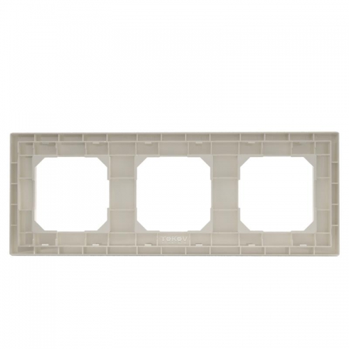 Рамка 3-м Pixel универс. беж. TOKOV ELECTRIC TKE-PX-RM3-C02 TKE-PX-RM3-C02